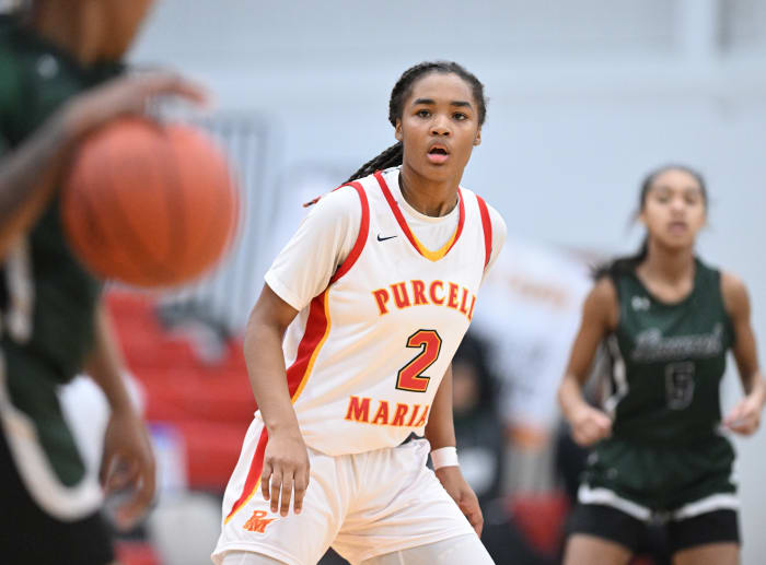 Purcell Marian vs Laurel girls basketball Jeff Harwelll43